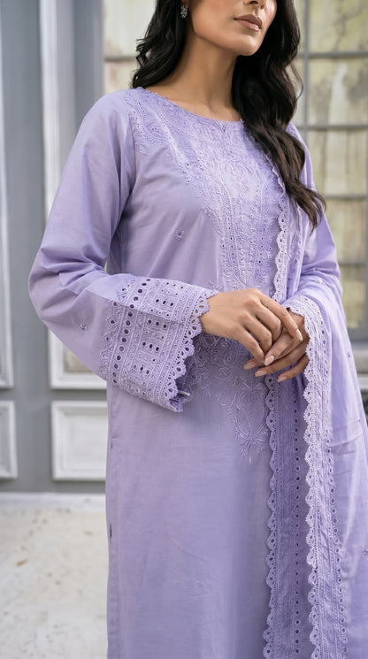 Lavender Haze Embroidered 3pc