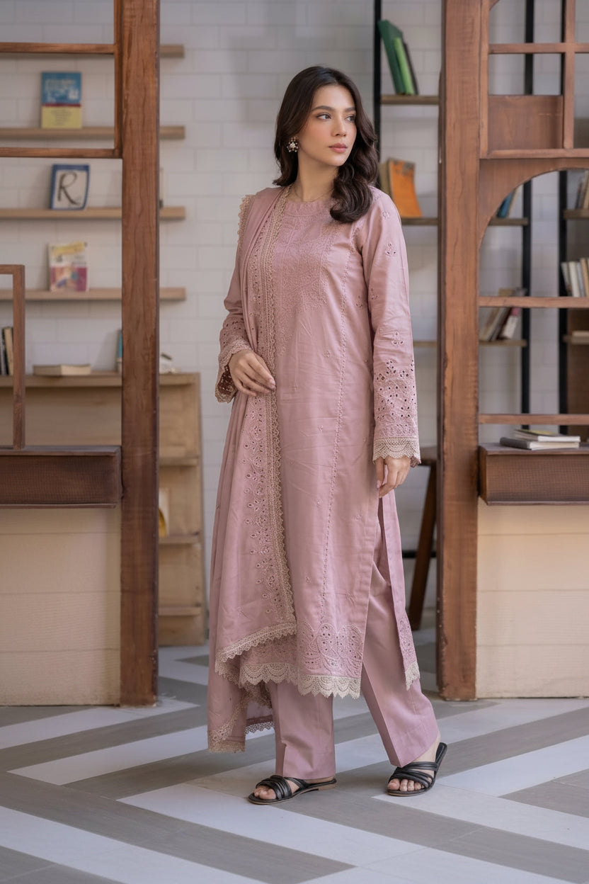 Rosewood Grace Embroidered 3pc