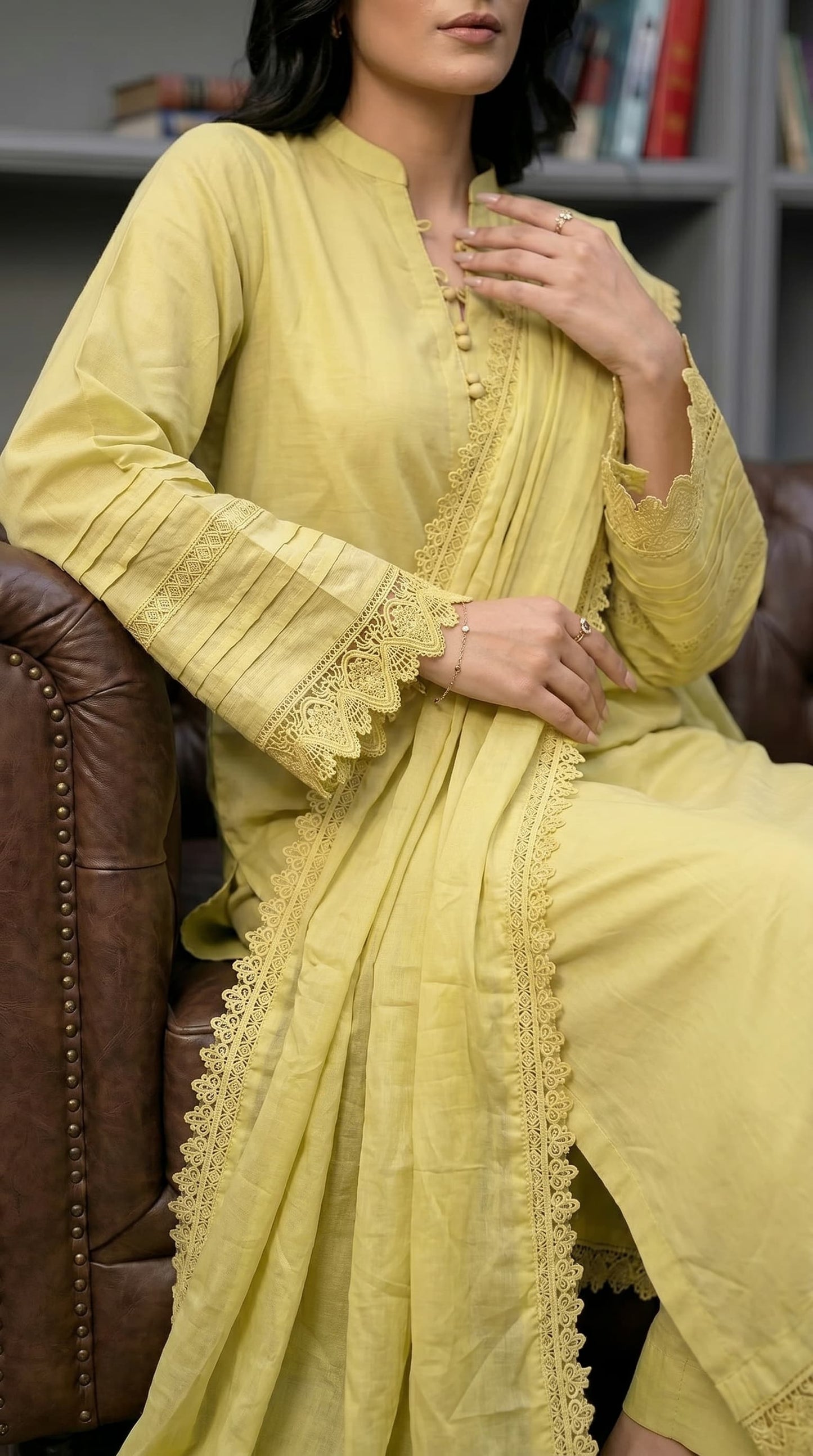 Olive Veil Solid 3pc