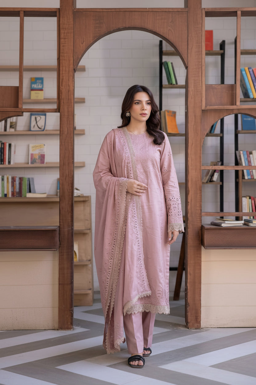 Rosewood Grace Embroidered 3pc